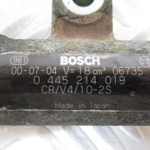 Rampe Injection Bosch Peugeot 307 2L HDI 90CV 0445214019