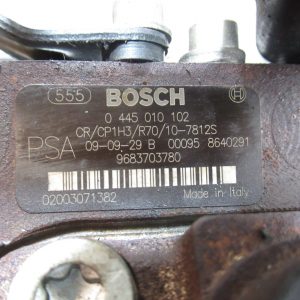 Pompe à injection Bosch Peugeot Expert 2 1,6 HDI  0445010102 / 9683703780