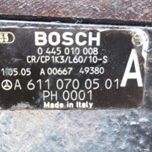 Pompe injection Bosch Mercedes Classe A W168  0445010008 / A6110700501