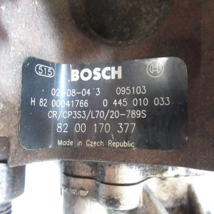 Pompe injection Bosch Renault Velsatis 2,2 DCI  0445010033 / 8200170377
