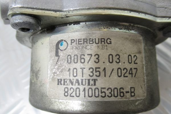 Pompe a vide Pierburg Renault Clio 3 1,5 DCI  7006730302 / 8201005306