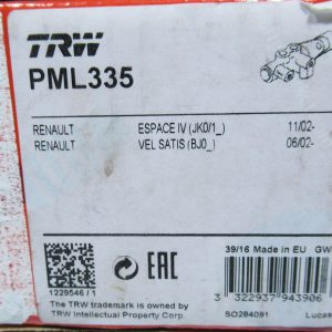 Maître cylindre de frein TRW Renault Espace 4 PLM335