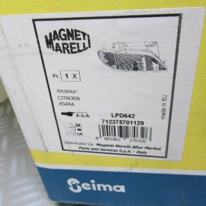 Optique avant gauche Citroen LPD642