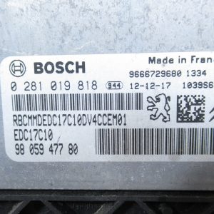 Calculateur moteur Bosch Citroen C3 9805947780