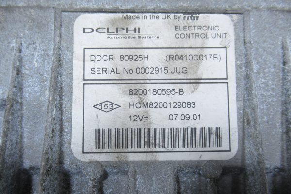 Kit de démarrage Renault Clio 2 1.9D 7700114875