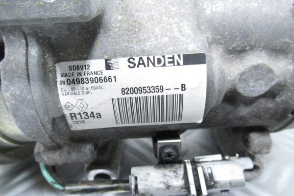 Compresseur de climatisation Sanden Renault Kangoo 2 8200953359